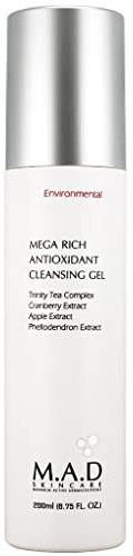M.A.D Skincare Environmental Mega Rich Antioxidant Facial Cleansing Gel 6.75 oz.