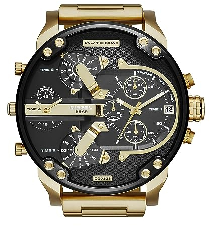 Diesel Herren Quarz Uhr mit Armband MR. DADDY 2.0 DZ7333