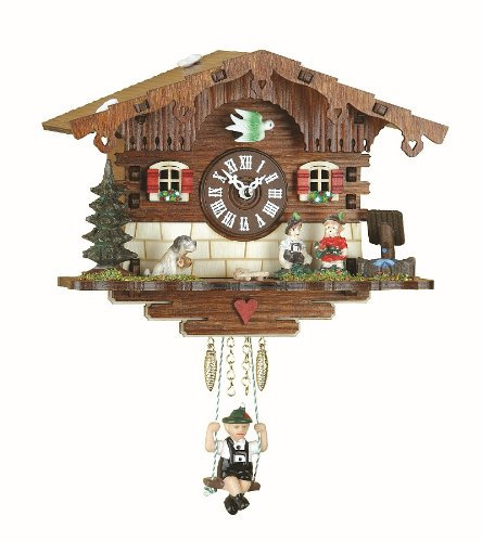Trenkle Gök Schwarzwald Klocka schweiziska hus med kvartsrörelse och gök Call TU 2008 SQ