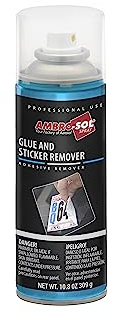 Ambro-Sol P304 Rimuovi Colla ed Etichette, a Base di Solventi e Polimeri Sintetici, Bomboletta Spray in Banda Stagnata Riciclabile 200 ml, bianco tenue