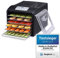 Deshidratador de Alimentos BioChef Arizona Sol - 6 Bandejas Acero Inoxidable | 500W | Temporizador | Temperatura 35-70º | Deshidratadora | Yogurtera | Sin BPA