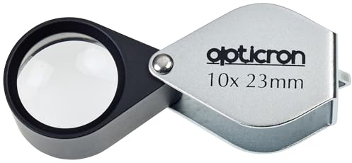 Opticron 10 x 23 mm hopfällbar metalllupp