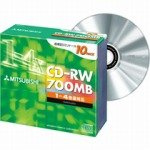 CD-RW (Data) 700MB 10PX 10PCS
