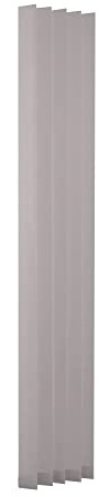 Ventanara® 13 Lamellen einzeln grau 89mm Ersatzlamellen für Lamellenvorhang Vertikaljalousie 180 cm