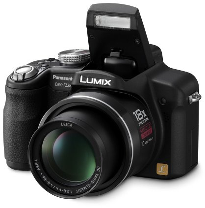 Panasonic Lumix DMC-FZ28 Appareil photo numérique bridge Ecran LCD 2,7 10,1 MP Zoom optique x18 Stabilisé Noir