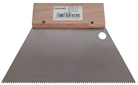 Fugodicht Leim Klebstoff Zahnspachtel Bodenleger Normalstahl S3 0.2x2.5mm gezahnt 180mm