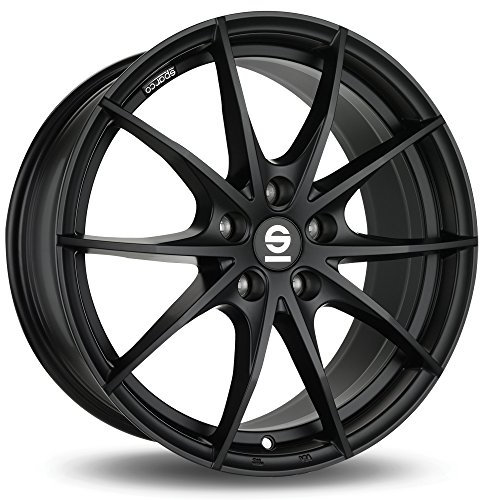 Sparco Trofeo nero opaco 6.5 x 16 ET42 4 x 100 Hub Bore 63.3 cerchi in lega