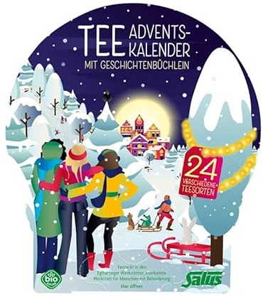Salus Adventskalender-Tee Auswahl kbA 24 Aufgußbeutel