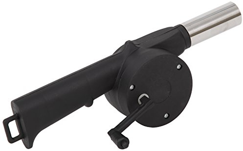 Tepro Ventilatore per Barbecue, azionato a Mano, in plastica, Colore Nero