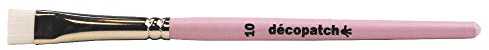 Décopatch PC10PKO - Pinceau de soie n°10, 14 cm, 1 cm