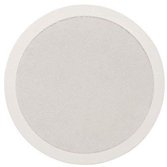 Adastra CC8V | Altoparlante da incasso a soffitto ad attacco rapido, adatto sia per installazione da 100 V o 8 ohm, 20,3 cm, bianco