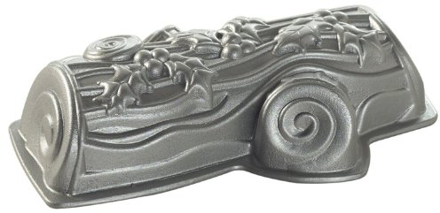 Nordic Ware - Stampo per dolce in alluminio pressofuso Yule Log