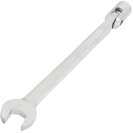 uxcell a13030500ux0024 Metal Flex-Head Open End Wrench Combination Spanner 13mm