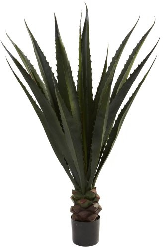 Nearly Natural 6768 Planta de Agave Gigante, 52 Pulgadas, Verde