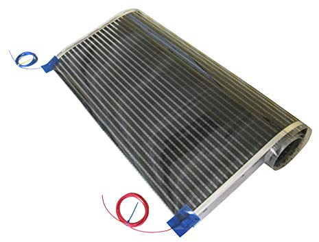 Heizbahn Infrarotheizfolie Bodenheizung Fußbodenheizung Calorique - 150 W/m², 80 cm breit, 3,0m lang - effiziente und kostengünstige Heizung für Neubau oder Altbau-Sanierung [Energieklasse A+++]