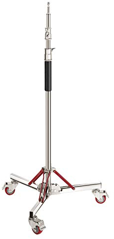 Neewer Heavy Duty Light Stand with Casters, Adjustable Tripod Stand with 100% Stainless Steel, Photography Wheeled Base Stand for Studio Softbox, Monolight, Reflector, Max Height: 10ft/305cm