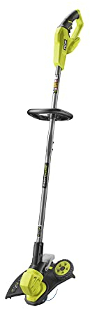 RYOBI 18 V ONE+ Akku-Rasentrimmer mit Radführung RY18LT33A-0 (33 cm Kantenschneidefunktion mit Fußsteuerung, Ø Fadenspule 1 x 1,65 mm, ohne Akku und Ladegerät)