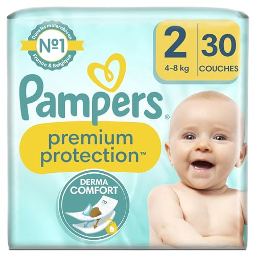 Pampers Premium Protection Size 2, 30 Nappies, 4 kg - 8 kg (Alte Version)