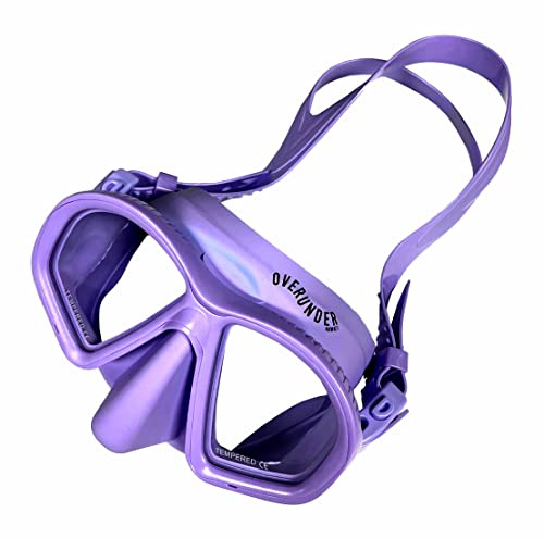 Kids Goggles with Nose Cover – Fun, Safe Children and Young Adults, Comfortable Snorkel Mask for Swimming in Pools or Ocean (Purple)