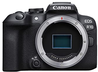 Canon R10 Mirrorless Camera Body (Black) - Easy-to-use EOS-R, that’s the ideal next step in photography and video (Renewed)