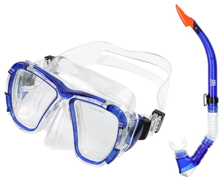 Schnorchelset Schnorcheln Set mit Schnorchel und Taucherbrille für Erwachsene