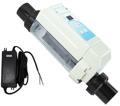 Hydravex Générateur de Chlore au sel, Dispositif de chloration pour Spa d'eau salée, système de générateur de Chlore au sel pour Jacuzzi, Piscine,8g/h