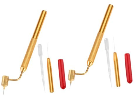 OSOLADY 2pezzi Pennarello Per Riparazione Graffi Auto Penna Per Ritocchi Di Vernice e Riparazioni Applicatore Versatile Per Diversi Modelli Di Auto Facile Da Usare Effetto Naturale