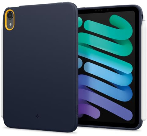 Spigen Nano Pop Hülle Kompatibel mit iPad mini 7. (2024, A17 Pro) / 6. (2021) Generation 8,3 Zoll - Blaubeer Navy