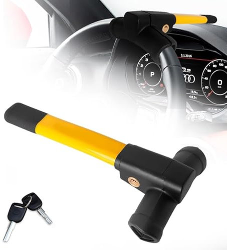 Bloqueo Volante Coche para Renault Master Mk3, Barra Antirrobo para Coche, Alta Seguridad, Visible Disuasorio, Alarma de Coche