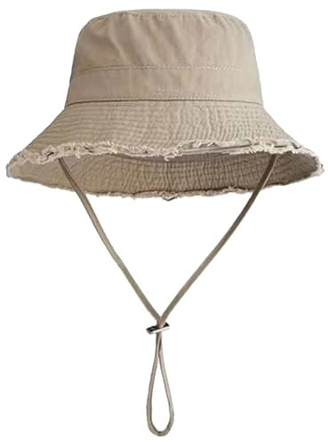 Adigau Regenhut Unisex für Damen Herren Wasserdichter Sonnenhut Faltbar Tragbar Atmungsaktiv Sommerhut UV Schutz Strandhut Anglerhut Khaki