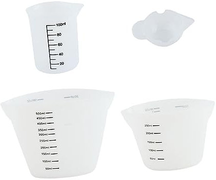 Cabilock Taza Medidora De Silicona Taza Medidora De Leche Útil Para Cocina Cilindro Medidor