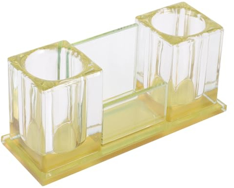 JOINPAYA Acryl-mikrofonständer mit Schlitzen Tischmikrofonhalter Mikrofonablage für Studio Bühne Geschäft Stabiler und Langlebiger Mikrofonständer