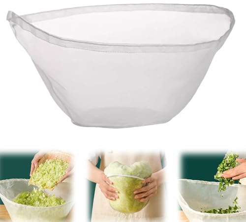 Soy Milk Bag Cheesecloth Bags,2025 New Cheese Cloth Bag for Straining,Reusable Straining Bags for Cooking Baking Juicing (1, Large)