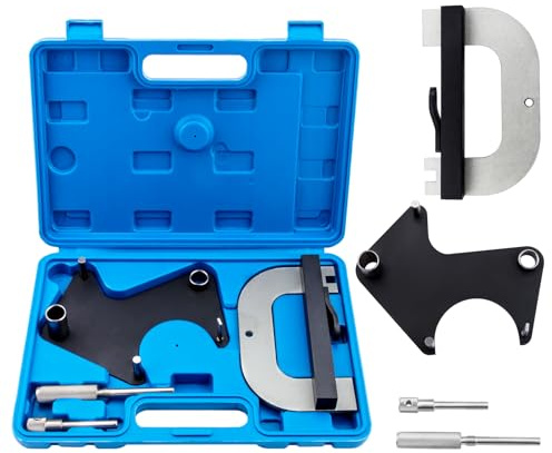 DOCAS Kit Outil de Calage Distribution, Outil de réglage Moteur Compatible pour Renault Clio Laguna Megane 1.4 1.6 1.8 2.0 16V Moteur Essence K4J K4M F4P F4R Codes