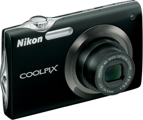 Nikon S3000 Digital Camera - Black (12MP, 2.7 inch LCD, 4x wide Optical Zoom)
