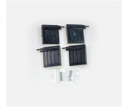 Carson 500907036 1:14 Trailer Mudguard Set Straight (4) - Model Building Accessories, Truck Model Making, Accessories for Remote Controlled Trucks, Remote Controlled Truck