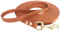 Schleppleine 9mm aus Beta BioThane® 5 Meter lang in Hellbraun mit Handschlaufe und Messingkarabiner