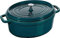STAUB Asador/Cocotte de hierro fundido, Ovalado 33 cm, 6,7 L, La Mer