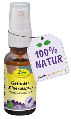 cdVet GefiederMineralspray für Vögel | mit Aloe Vera und Teebaumöl 20ml