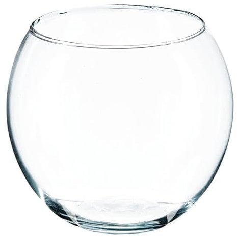 Atmosphera Créateur d'intérieur - Vase Boule en Verre Frost 15cm Transparent