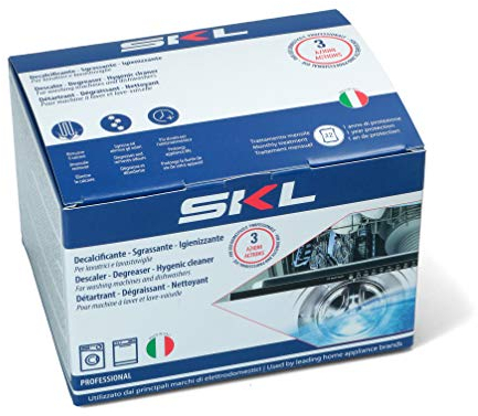 DECALCIFICANTE LAVAGGIO BUSTE 12PZ 50GR SKL PER LAVATRICE E LAVASTOVIGLIE