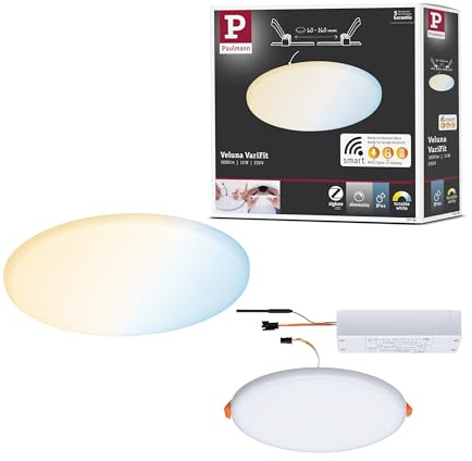 Paulmann EB Panel Veluna VariFit IP44 15W TuneW Zi