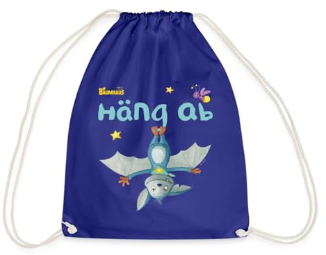 Spreadshirt KiKA-Baumhaus Mit Fidi Häng Ab Turnbeutel, One size, Königsblau