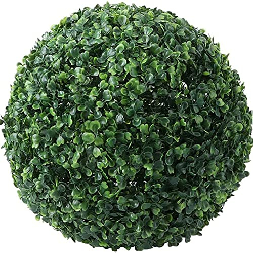 Gruytoie Künstliche Formschnitt-Bal, künstliche Buchsbaum-Pflanzen-Dekorationskugeln für Garten, drinnen, draußen, Zuhause, Hochzeit, Geburtstag, Party-Dekoration (48cm)