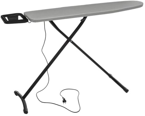 Tabla de Planchar 119x35 cm con Enchufe Gris