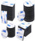 VFANDV Double Face Extra Fort, 120 Pièces Adhésif Dace Puissant Imperméable Adhesif Puissant Ruban Mousse 3 Formes Autocollants Double Face (Bleu)