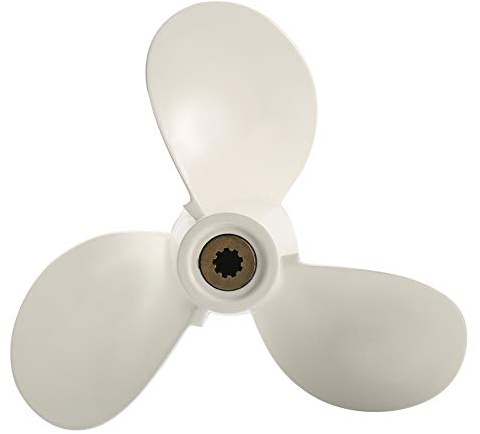 Ouitble Außenbordmotorpropeller, 7 1/2 X 8 Ba 3-Blatt-Aluminium-Propeller-Außenbordmotor Für Yamaha 4 PS 5 PS