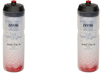 ZEFAL Arctica - Botella para bicicleta 750 ml - Botella para bicicleta con aislamiento - Inodoro e impermeable - Botella deportiva sin BPA (Paquete de 2)