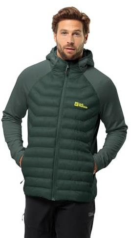Jack Wolfskin Herren Routeburn Pro Hybrid M Softshelljacke, Black Olive, XL EU