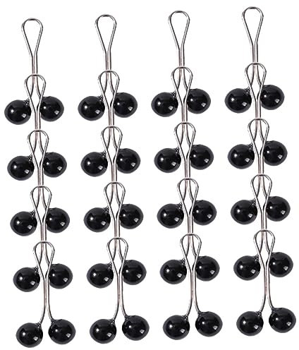 TEHAUX Hijab Klemmen aus Legierung und Perlen Praktische 24 Eleganter Schmuck Strapazierfähige Schalclips mit Sicherheitsverschluss für Formelle und Alltag Anlässe